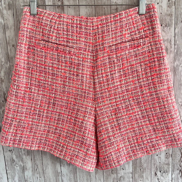 CLAUDIE PIERLOT Tweed Skort Neon Pink - Picture 5 of 8